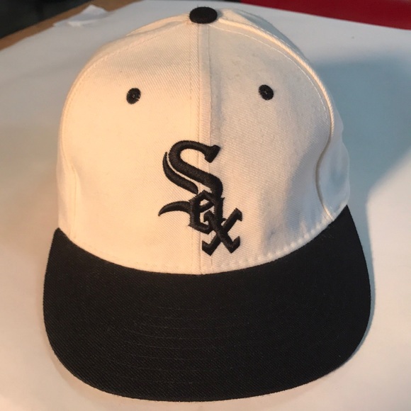 vintage white sox hat